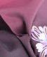 卒業式袴単品レンタル[刺繍]濃ピンク×黒ぼかしに花とリボン刺繍[身長143-147cm]No.774